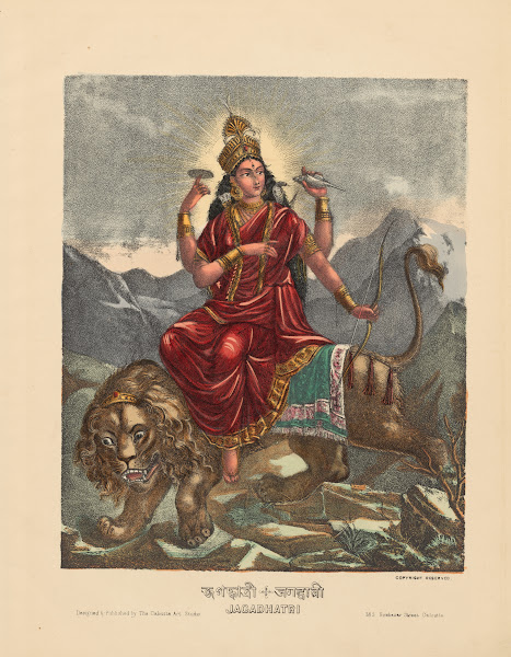 Goddess Jagadhatri 18781883