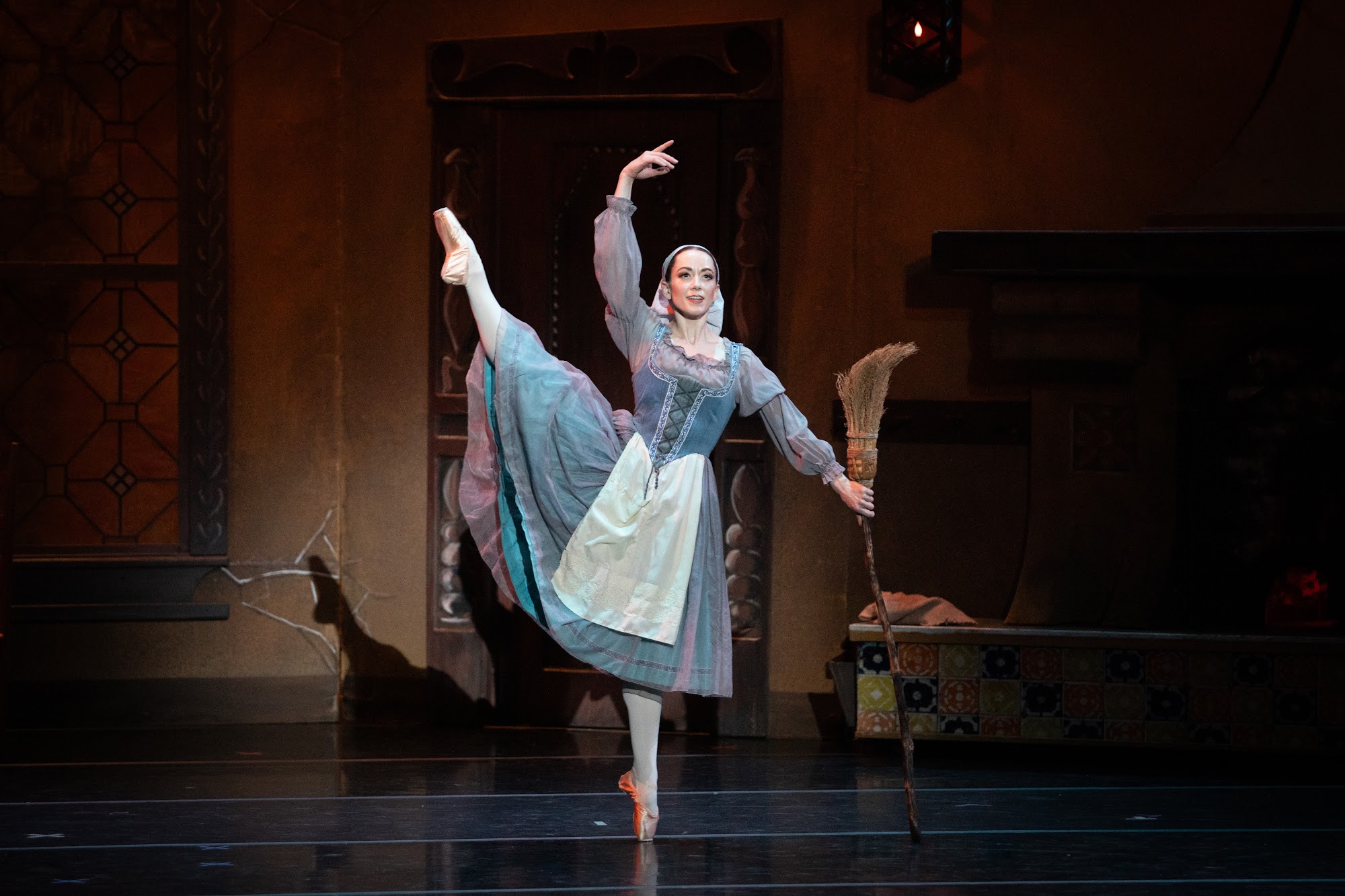 Cinderella with broom, before the transformation — Ballet Des Moines