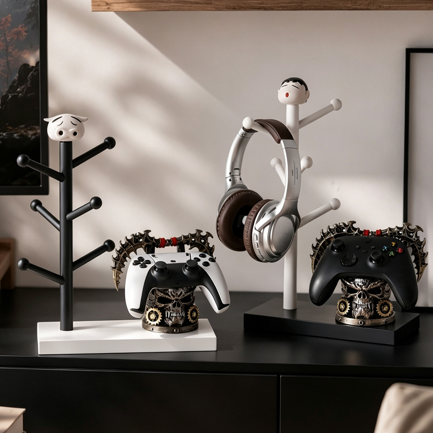 Game Controller Stand and Collector Figure Holder ZHSL0010
