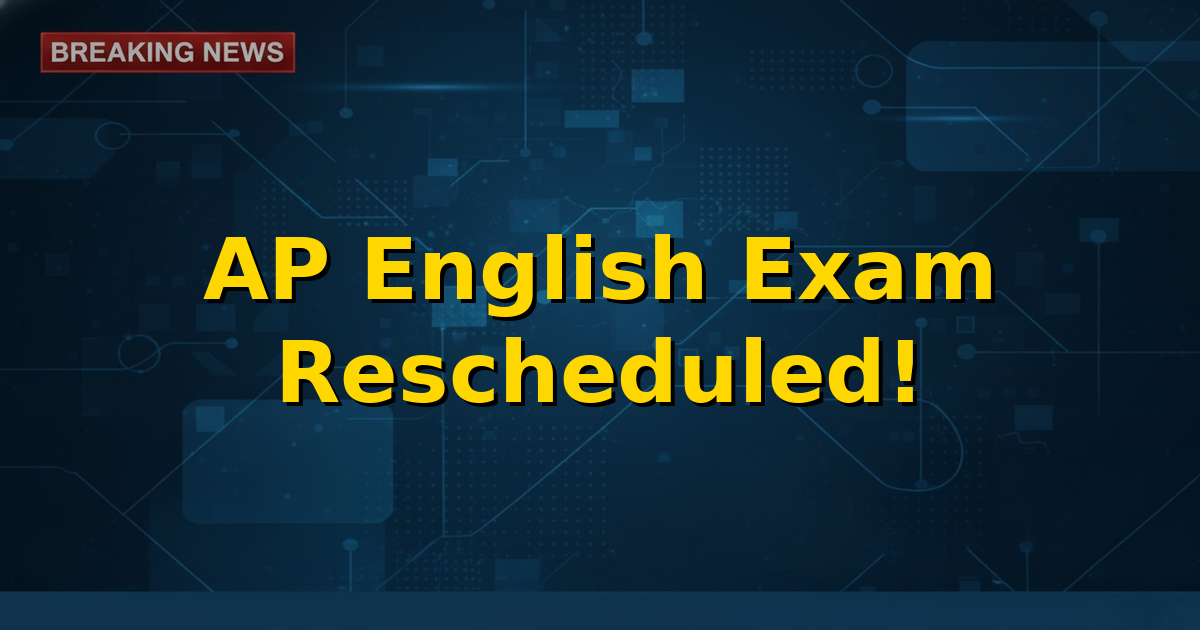 Students studying for exams with a calendar marking the new exam date for the SSC 3rd Language English Paper in Andhra Pradesh due to Ramzan holiday.