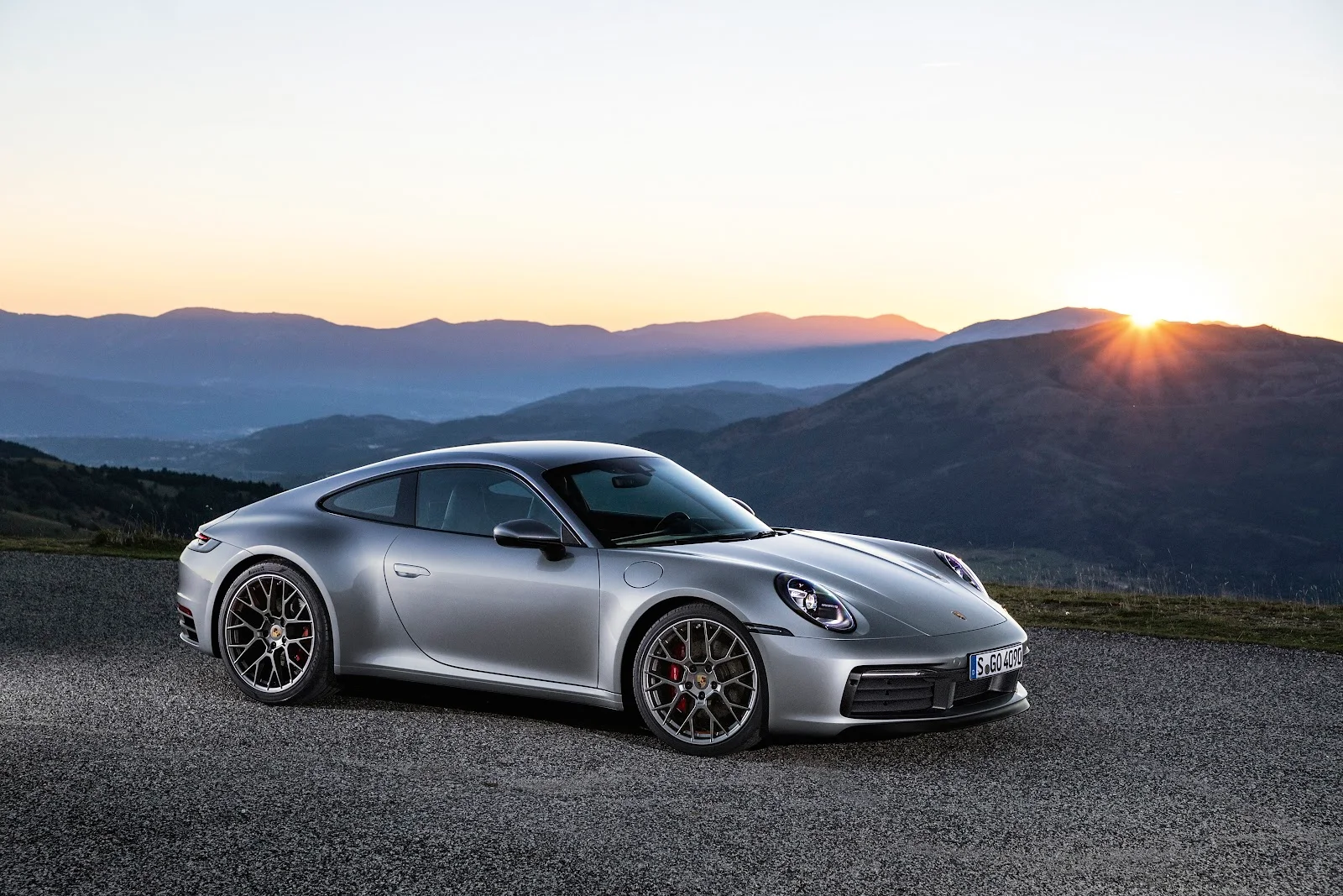 A Stunning Porsche 911, Sports Car, Car, Landscape, Numbers 4K Desktop and Mobile Wallpaper Background (5040x3360)