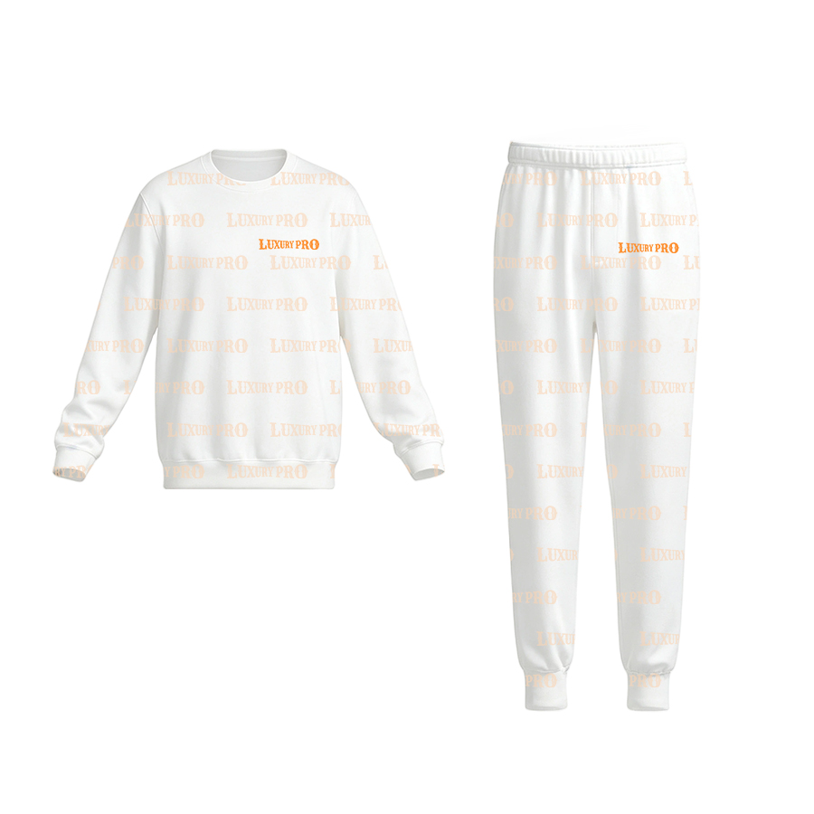 AOP Universal Round Neck Sweatshirt + Universal Sweatpants Set