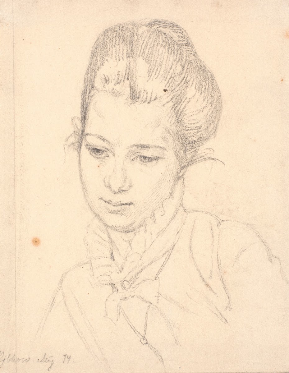 Portræt af Frk Raffenberg 1874