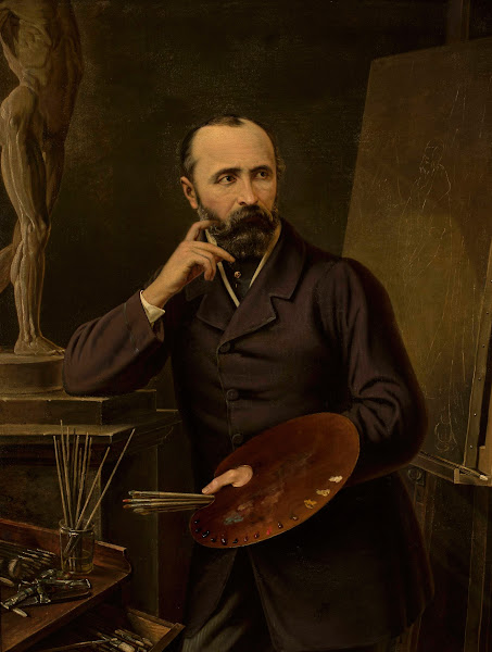 Posthumous portrait of Józef Simmler 1871