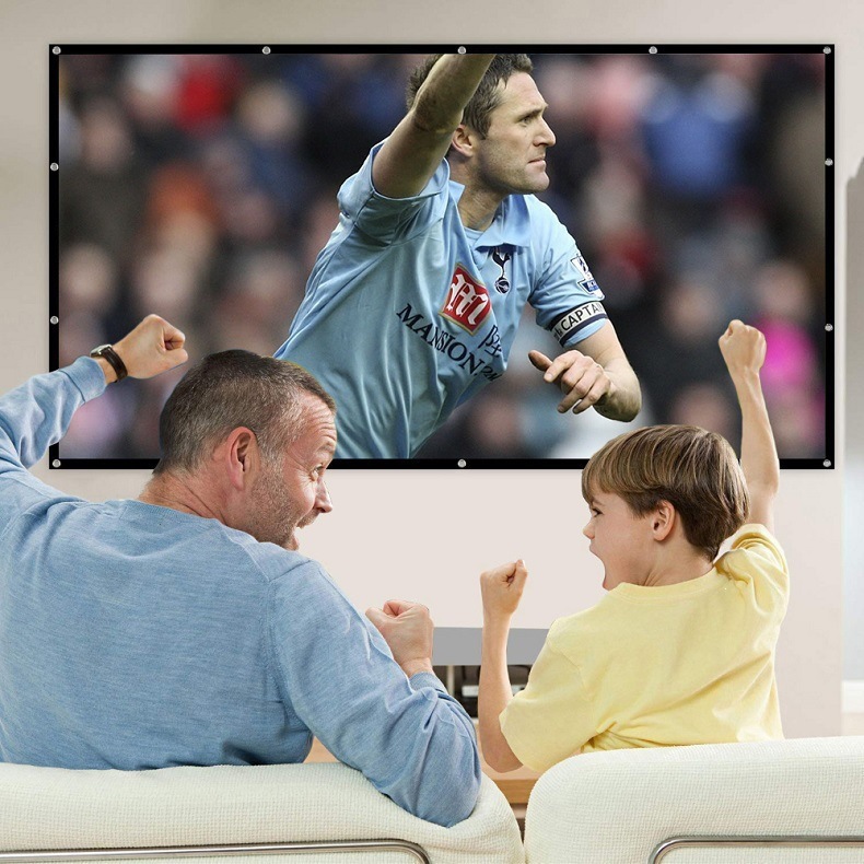Projection screen, canvas screen
