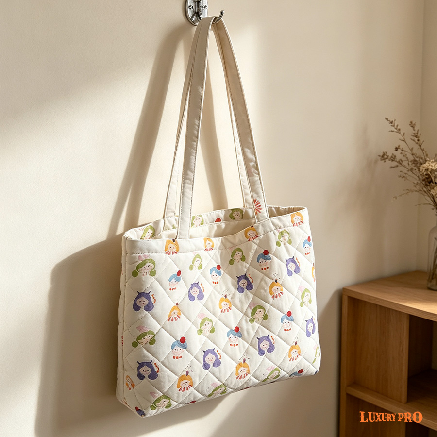 3D Quilted Tote bag