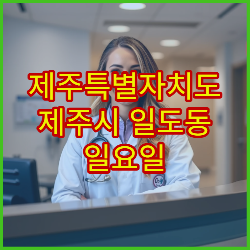 제주특별자치도 제주시 일도동 일요일 당번약국 문 여는 약국 안내