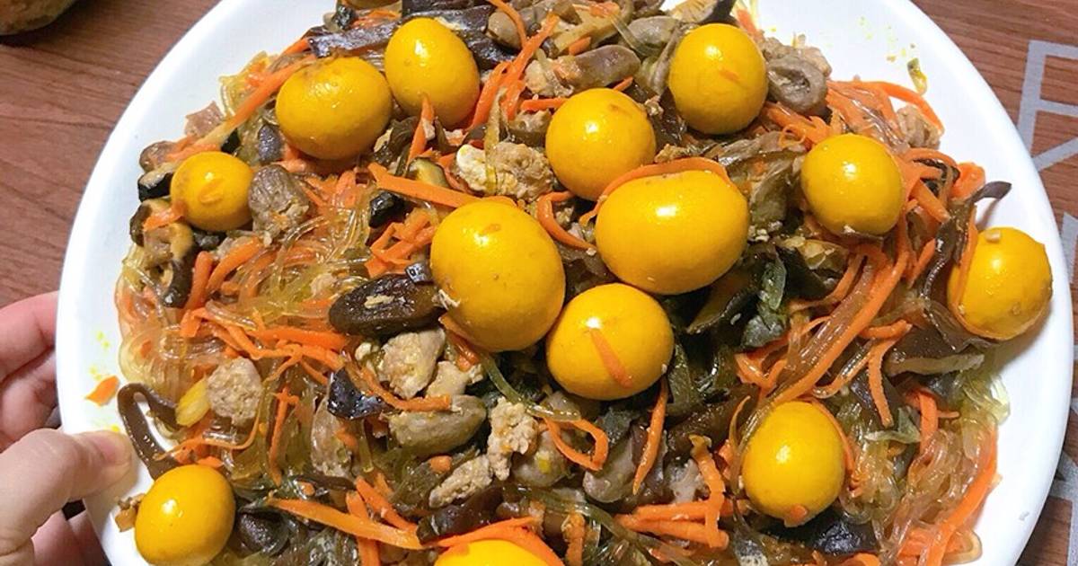 Lòng gà - trứng non xào miến 😋😋 Đảm bảo ăn là ghiền