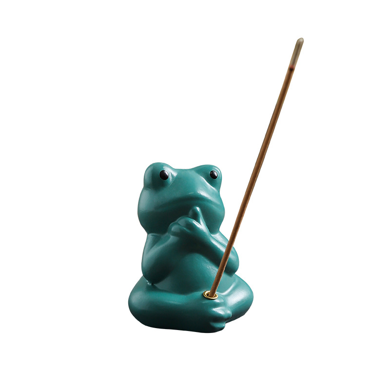 Frosch-Räucherstäbchenhalter, niedlich