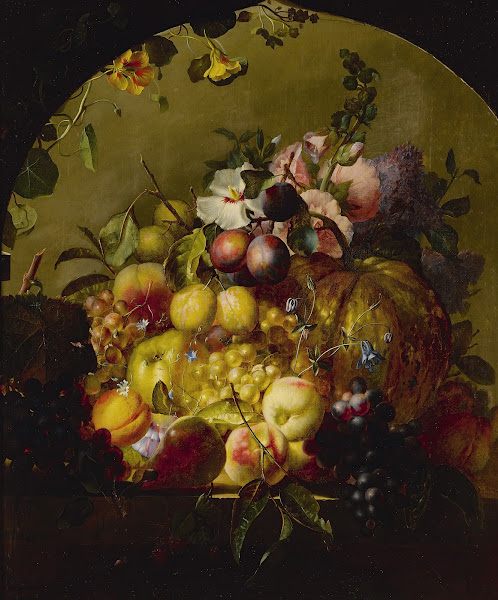 Still Life With Fruit And Flowers 1842