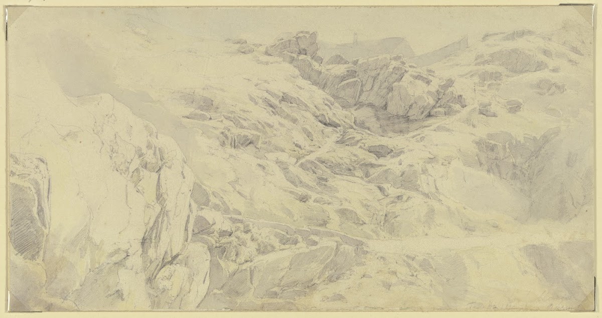 Rocky landscape near Toledo 1850