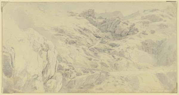Rocky landscape near Toledo 1850