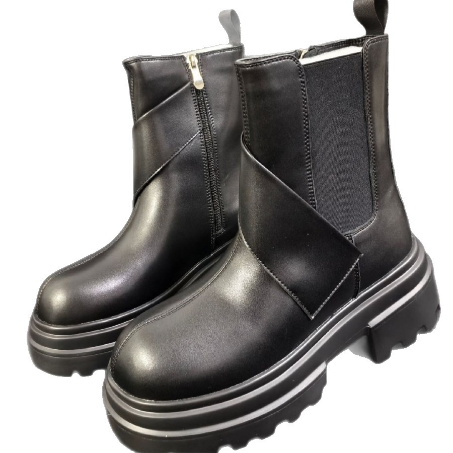 Men's Chelsea Boots, insulated, with platform