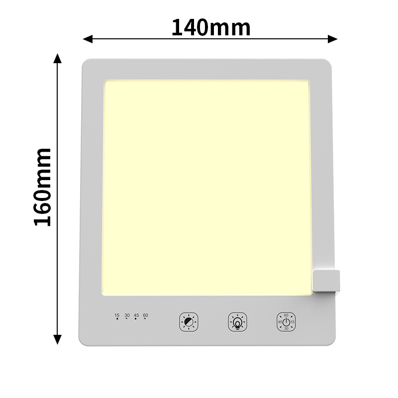 Compact SAD Light Therapy Lamp with 10,000 Lux