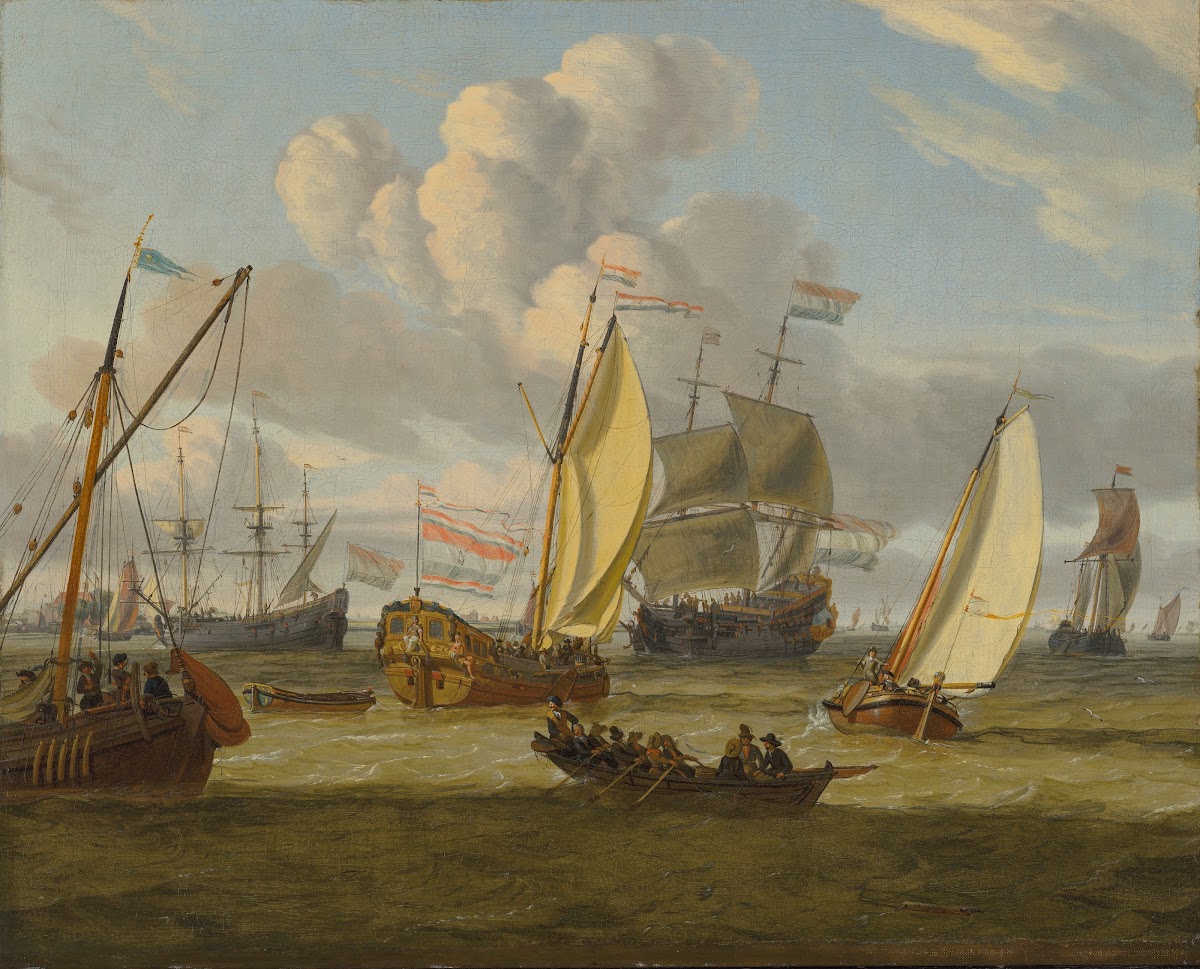 Shipping in an estuary