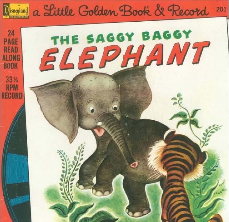 Bìa The Saggy Baggy Elephant book