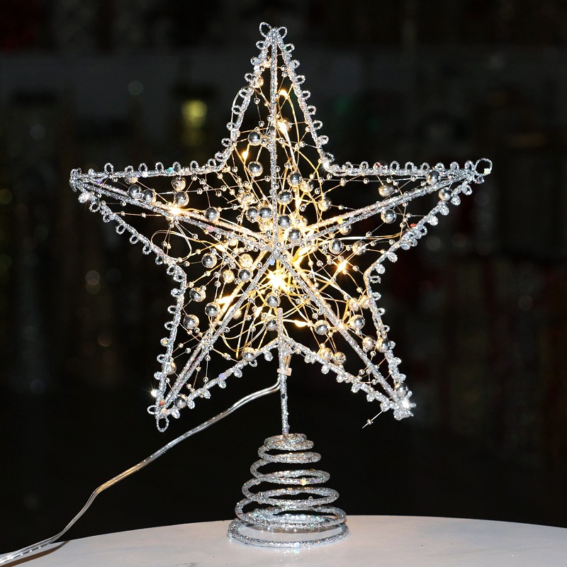 Iron Christmas Tree Star Topper