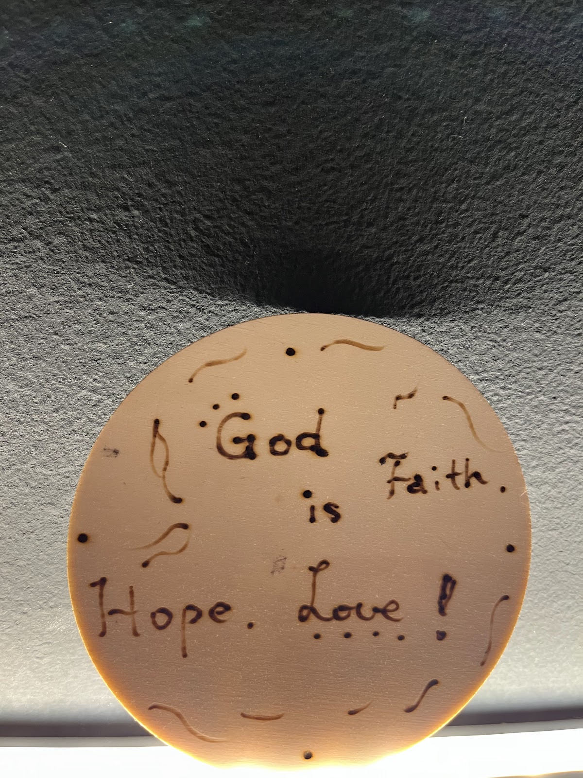 Wood burning piece I