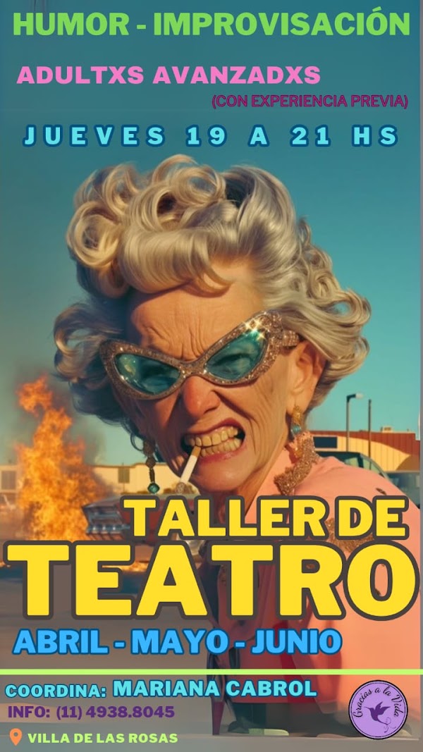 TALLER DE TEATRO ORIENTADO AL HUMOR