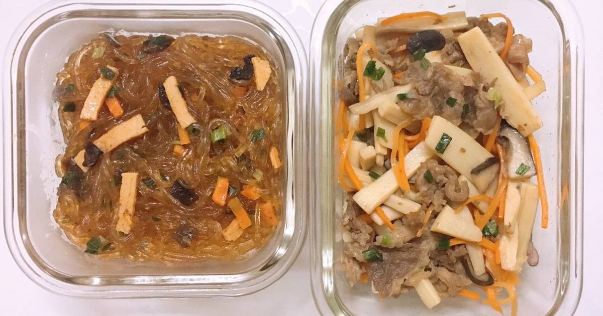 Miến xào bò rau củ