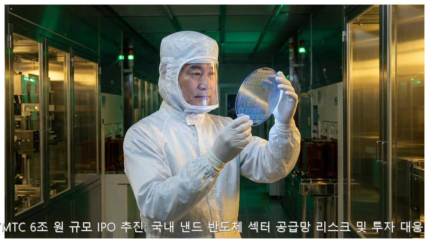 중국 YMTC 6조 원 규모 IPO 추진: 국내 낸드 반도체 섹터 공급망 리스크 및 투자 대응 가이드 핵심 안내 및 분석 인포그래픽 (3)