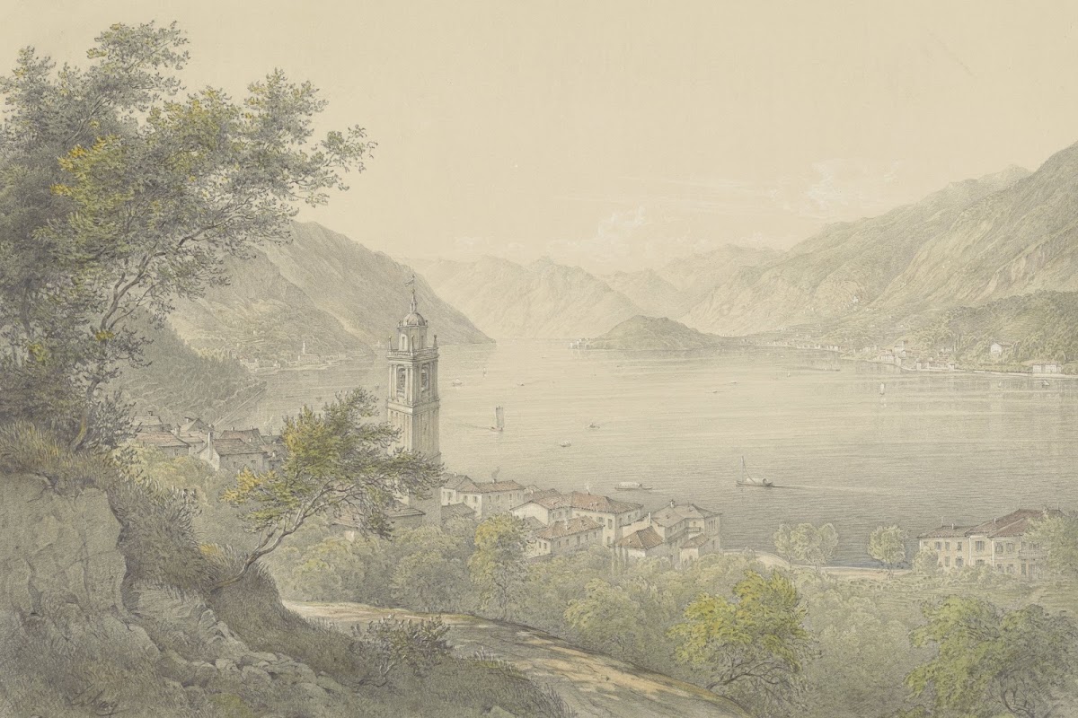Bellagio aan het Comomeer 1824   1888