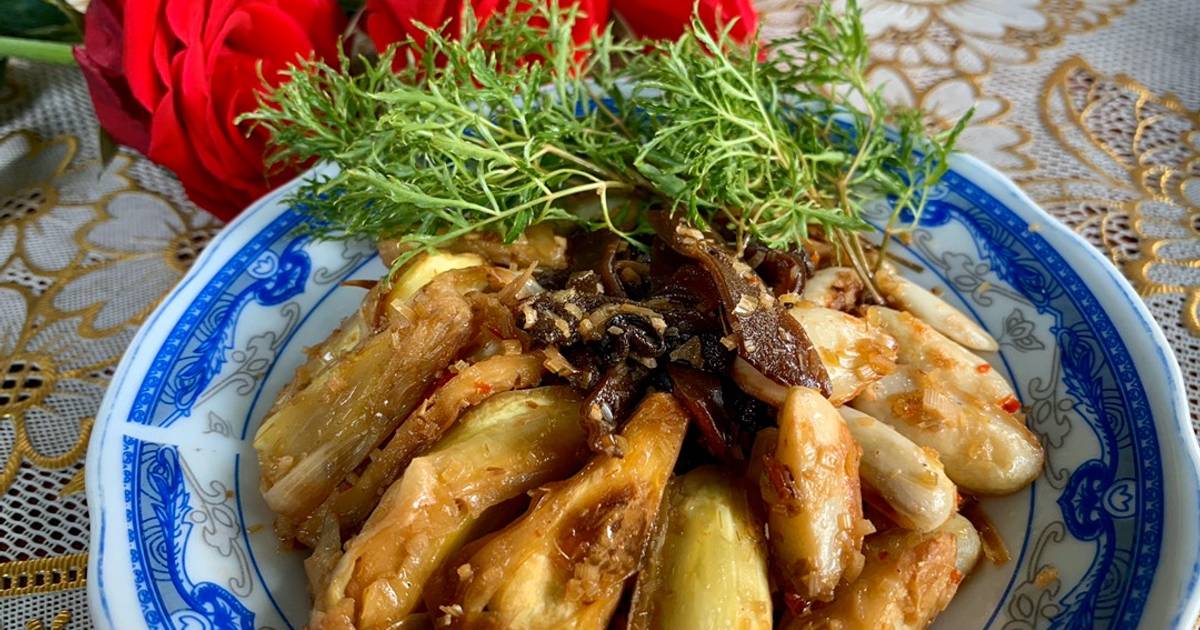 Món Chay - Mít non xào sả ớt