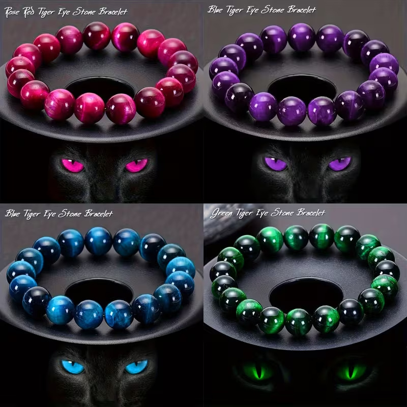 Armband aus Naturstein, 8 mm Perlen