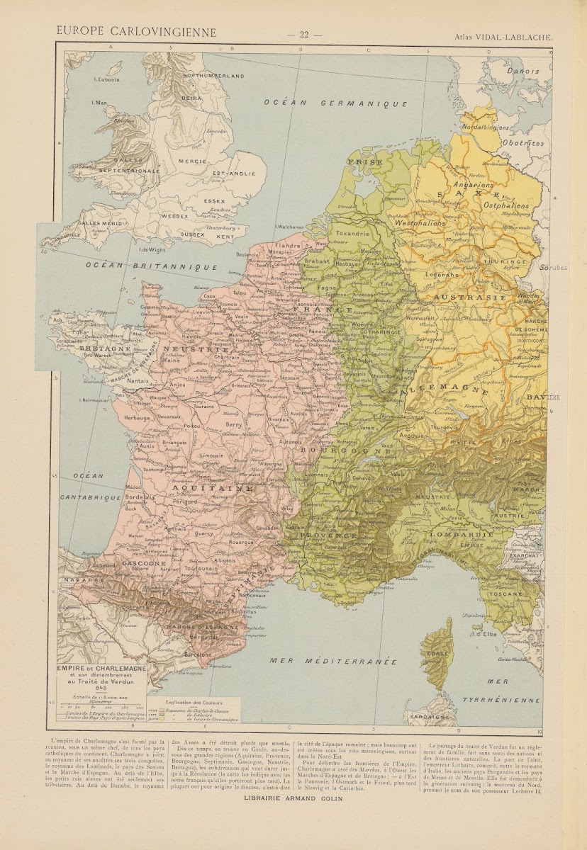 Europe Carlovingienne 1913