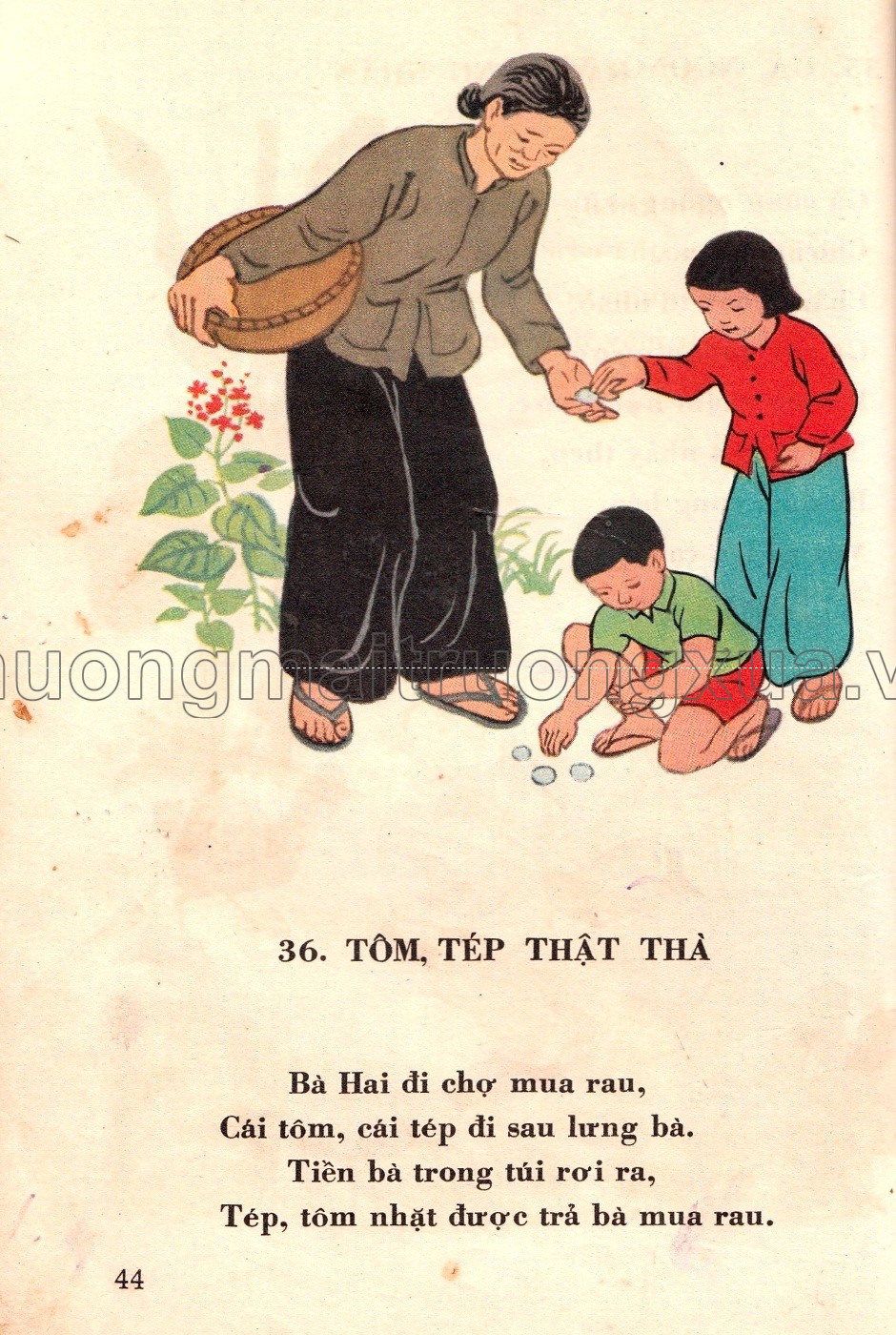 Tập đọc lớp 1 phổ thông (1973) - Trang 39