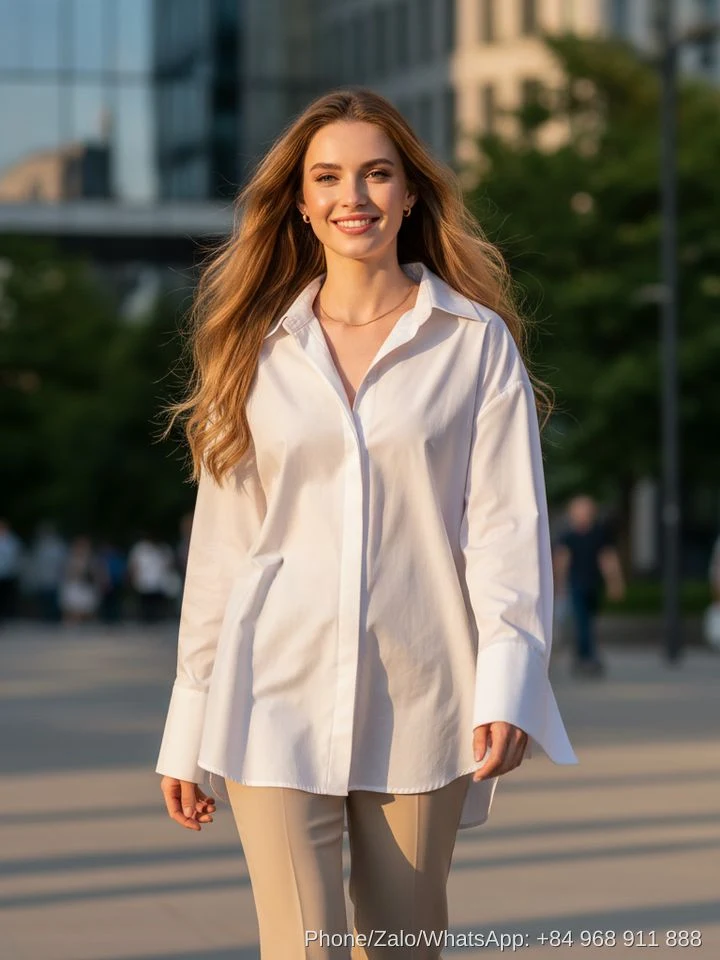 #29 THUY's Vision Materialized: Expert Dress Shirt Sample Development at Gold Garment - Showcase