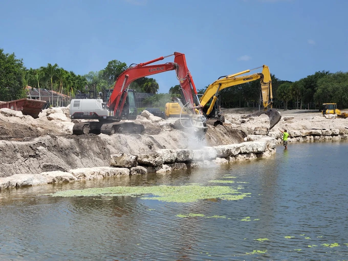 Lake Bank Erosion Control