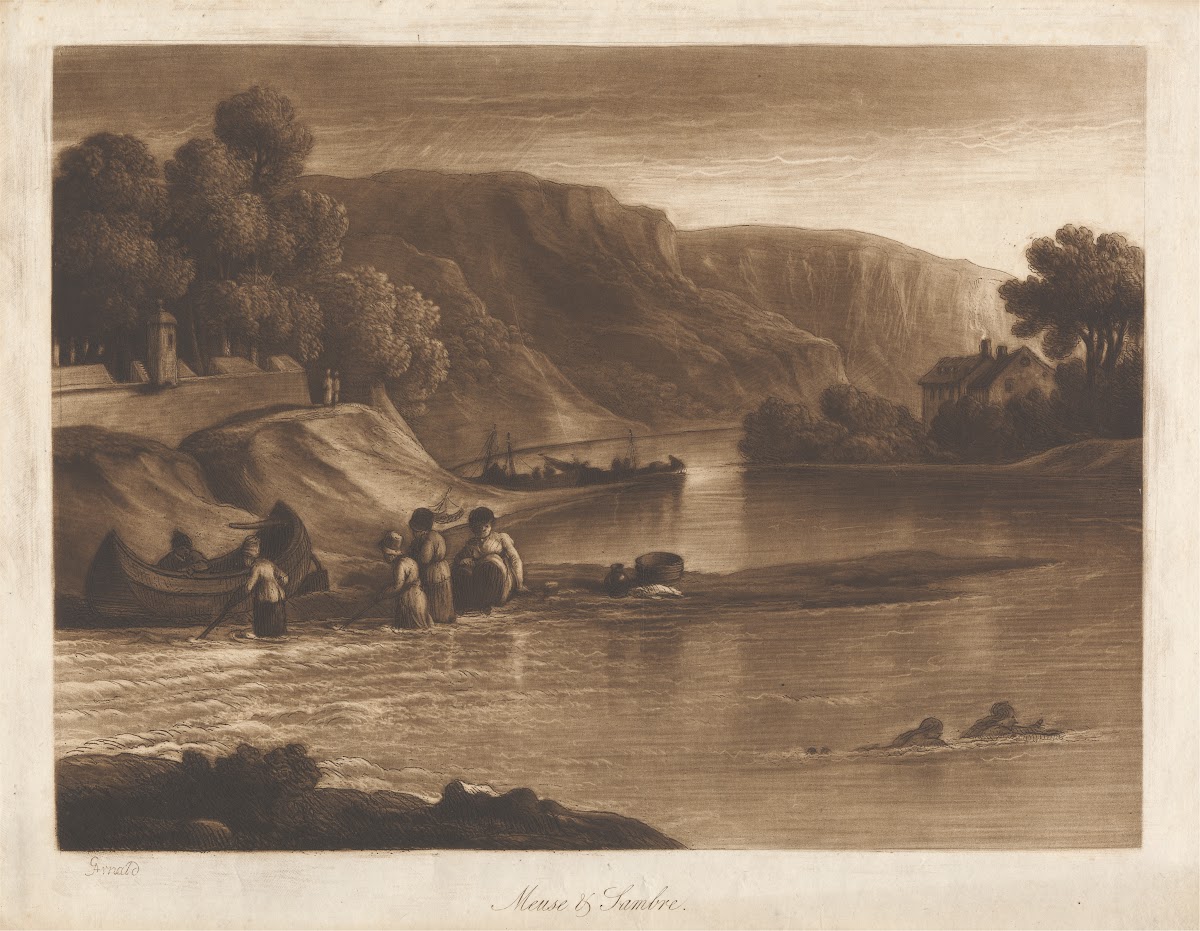 Meuse and Sambre from the Gate of the Sambre 1822