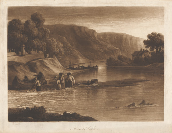 Meuse and Sambre from the Gate of the Sambre 1822