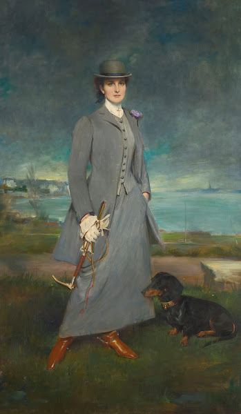 Portrait Of Countess De La Maitrie Inequestrian Dress 1910