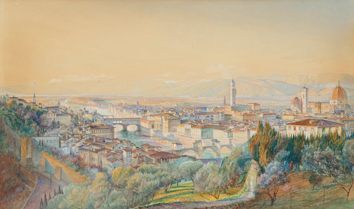 Florence from the south east 1863