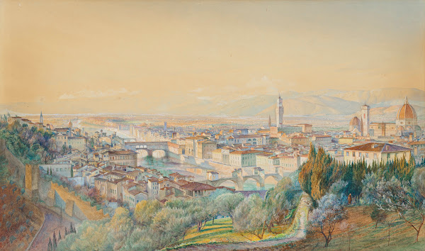 Florence from the south east 1863