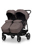 Stroller for twins Euro-Cart Doblo 2024 Taupe