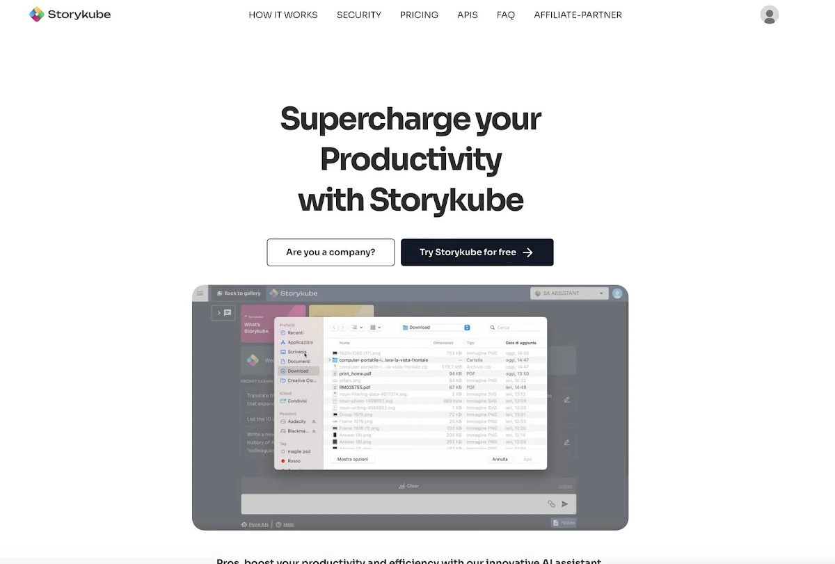 Captura de Storykube