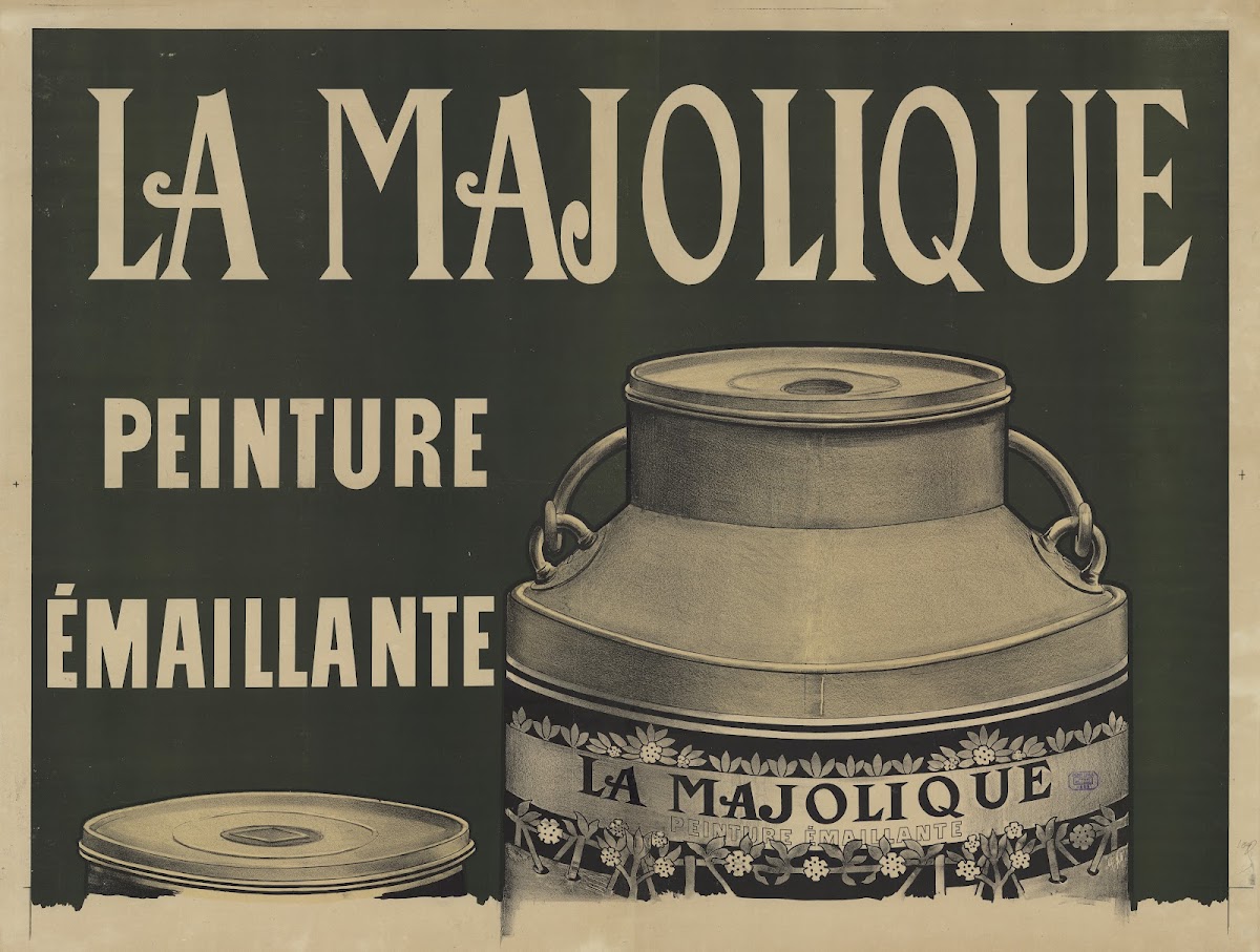 La Majolique peinture émaillante 1899