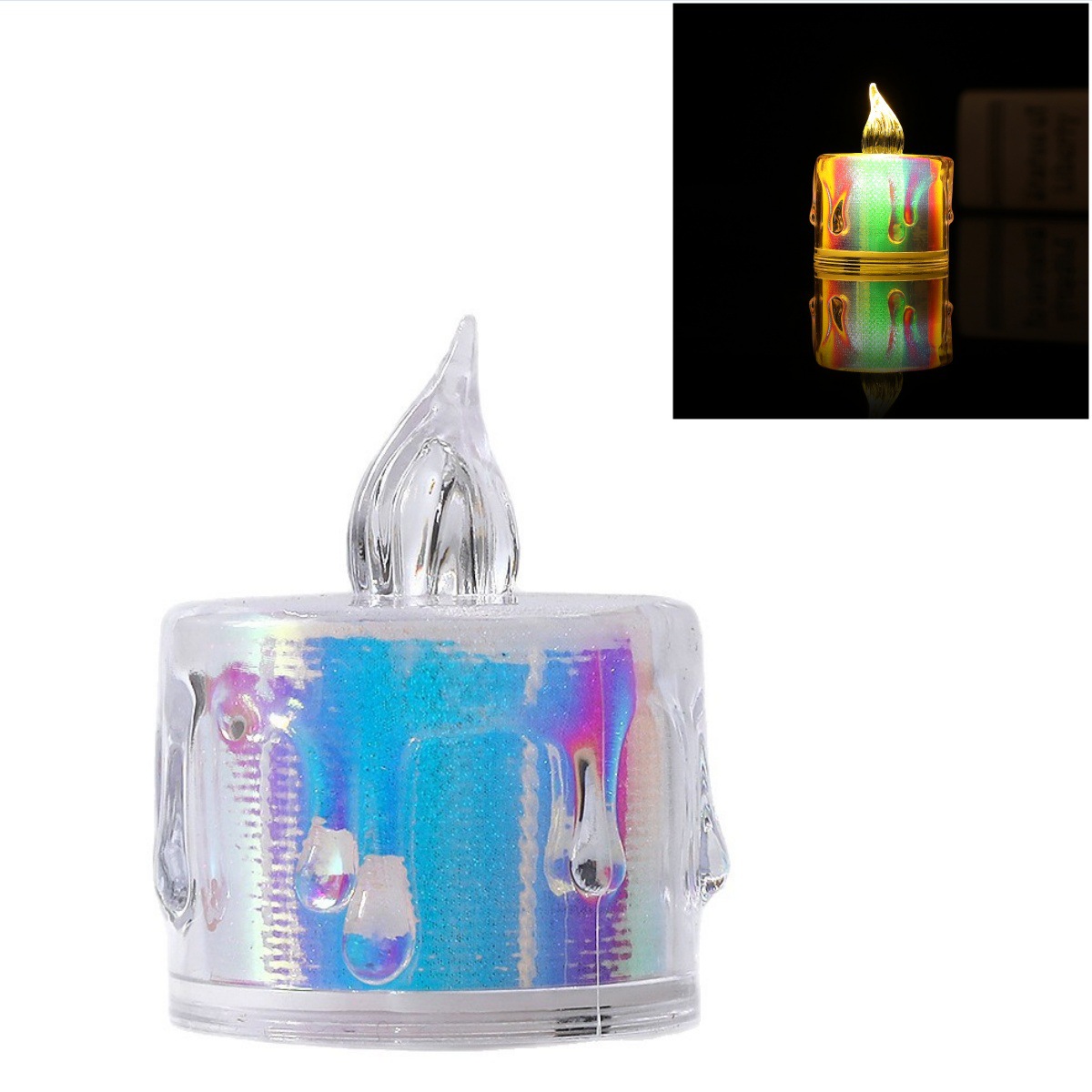 LED Tealight, Decorative Crystal Look