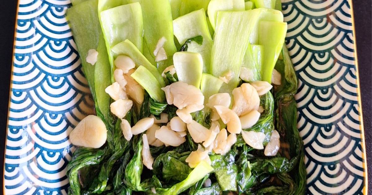 Cải thìa xào tỏi