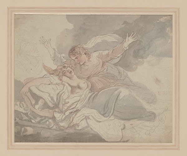Allegorical composition ca 17801825