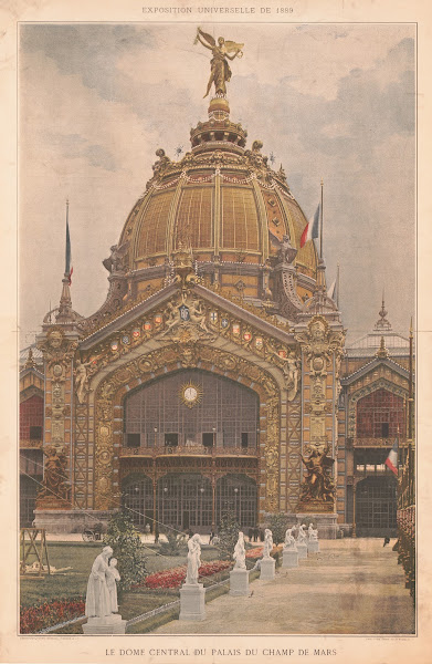 Le dome central du palais du champ mars 1889