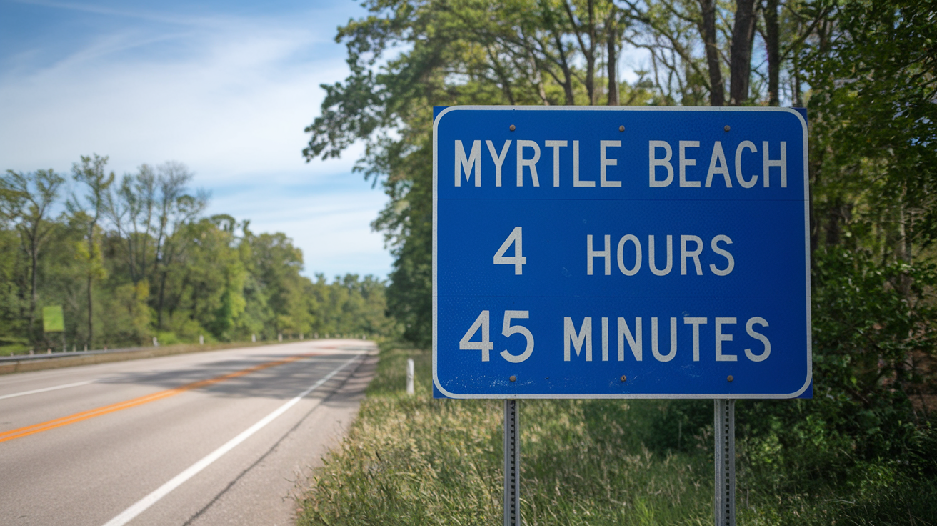 How Long to Drive from Hamilton to Myrtle Beach