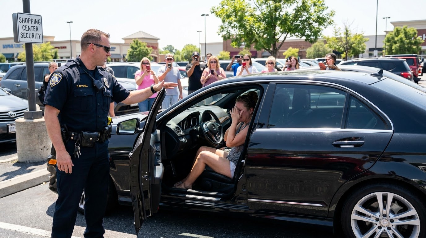 Officer Derek Mitchell Accused Valerie Henderson Of Stealing The Black Mercedes She Was Sitting In And Publicly Embarrassed Her In Front Of An Entire Shopping Center.