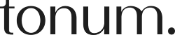 Tonum brand log, dark color,