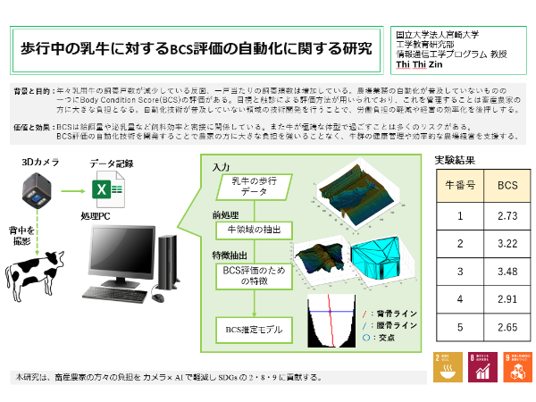 Automation of BCS Evaluation for Walking Dairy Cattle