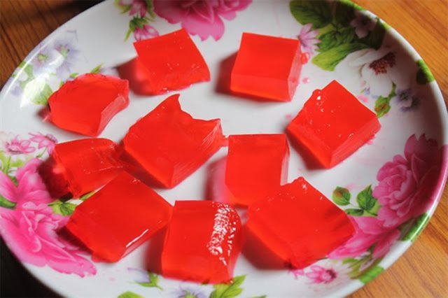 Rau Câu Siro Hoa Hồng
