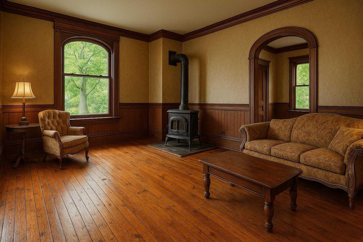 Antique Floor Repair for Farmington Heritage Homes